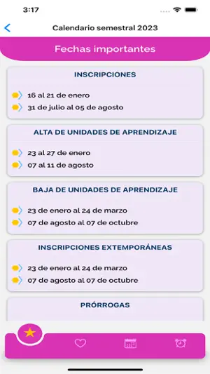 Calendario Académico UG