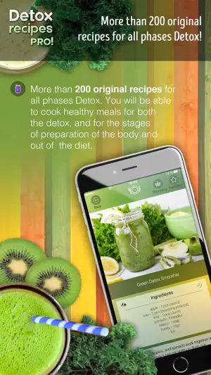 Detox Recipes Pro! - Smoothies, Juices, Organic food, Cleanse and Flush the body!