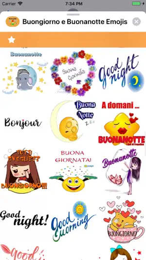 Buongiorno e Buonanotte Emojis