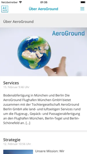 AE Hub - Die AeroGround App