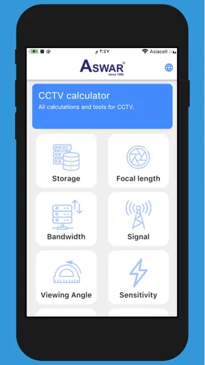 Aswar CCTV Calculator